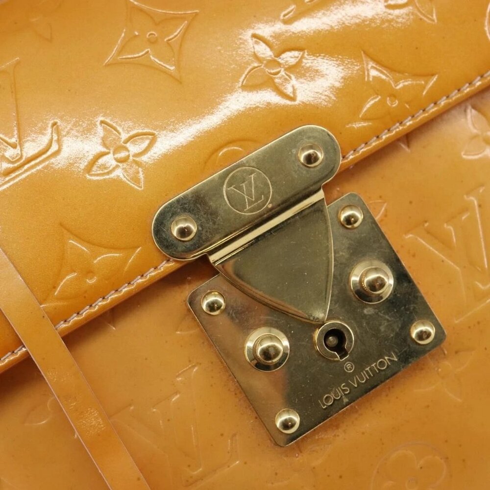 LOUIS VUITTON Monogram Vernis Spring street Hand Bag Pink - Picture 10 of 15